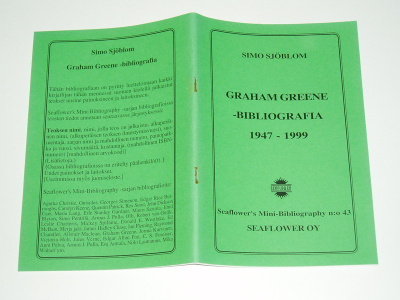 Simo Sjöblom: Graham Greene bibliografia 1947-1999