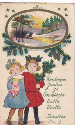 Rauhaisaa Joulua ja Onnekasta Uutta Vuotta. toivottaa . b643