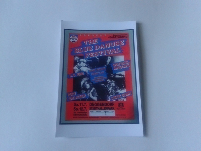 BLUE DANUBE FESTIVAL - postikortti 6"x4" (Upea Lahja!) #9