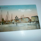 Ostende, laivat ja kaupunkia, vanha väripk, 1928, ei p. - pikkukuva 1