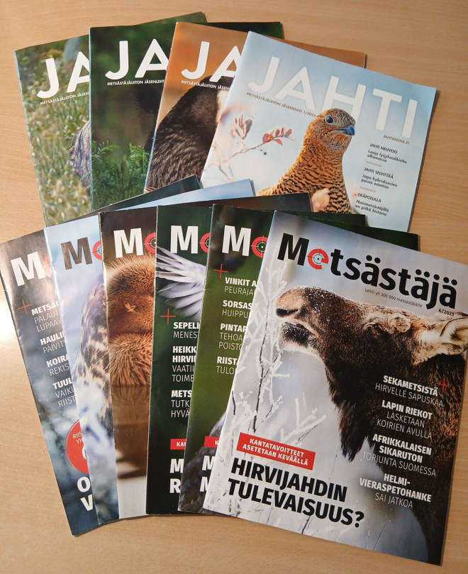 Metsästäjä ja Jahti - lehtien vuosikerrat 2023