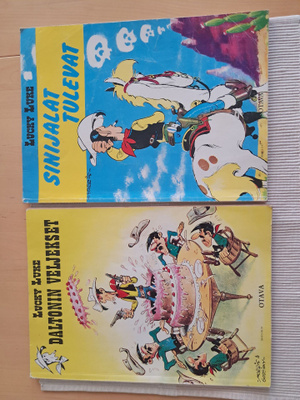 4 kpl lucky luke