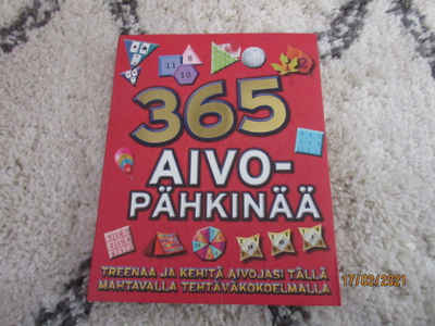 365 Aivopähkinää tehtäväkirja nuorille ja aikuisille ¤