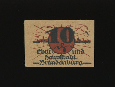 Saksa Notgeld 10 Pfennig, Brandenburg 1921