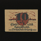 Saksa Notgeld 10 Pfennig, Brandenburg 1921 - pikkukuva 1