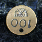 Pyöreä 100 historiallinen nurin kaatunut kruunu 25.5 mm 6 g - pikkukuva 1