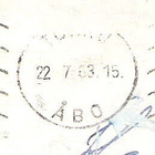 Turku, virheleima, 22. 7 . 63 - 22. 8 . 74. - pikkukuva 4