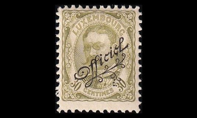 Luxemburg 86 * Virkamerkki 30 C (1908)
