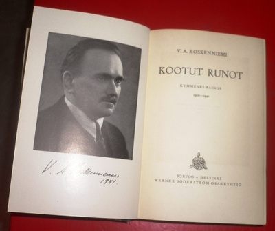 V. A. Koskenniemi : Kootut runot   1945