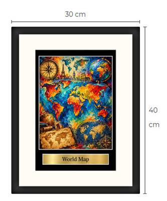 Uusi Maailmankartta art print Limited Edition