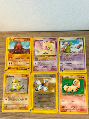 Pokemon Vintage 6 kpl – Skyridge, Neo Destiny, Neo Revelatio