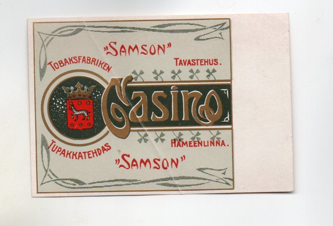 Hämeenlinna: Gasino ( Tupakkatehdas Samson)