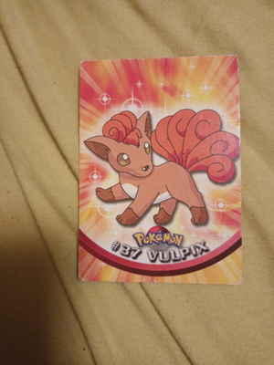 Vulpix #37 Pokemon Topps TV Animation Edition card