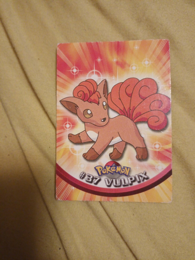Vulpix #37 Pokemon Topps TV Animation Edition card