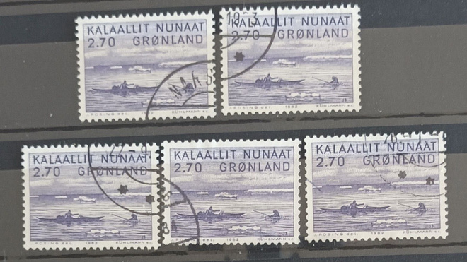 Grönlanti: Taidetta III, Mi 136, 1982 o