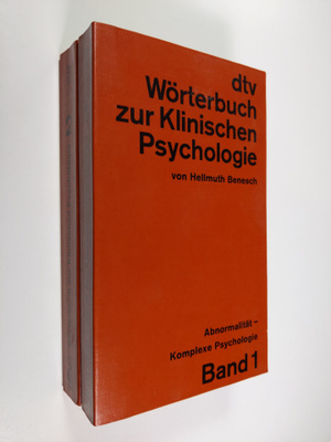 Hellmuth Benesch : Dtv-Wörterbuch zur klinischen Psycholo...