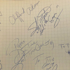 Kool and the Gang (1989) nimikirjoitukset paperilla - pikkukuva 2