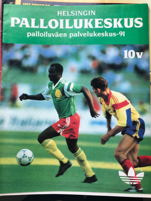 Helsingin Palloilukeskus 10v. Mainoslehtinen. 1991.