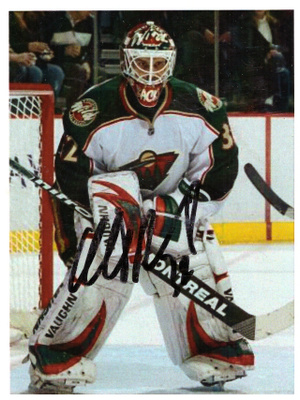 NIKLAS BÄCKSTRÖM Minnesota Wild Postikortti Nimmarilla