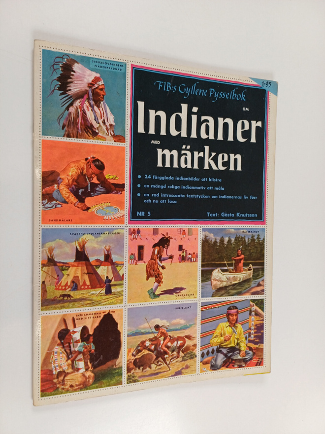 FIB:s gyllene pysselbok om Indianer med märken