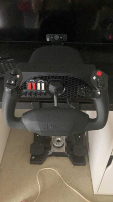 Honeycomb Alpha Flight Yoke + Switch Panel (PC) kuitti+takuu