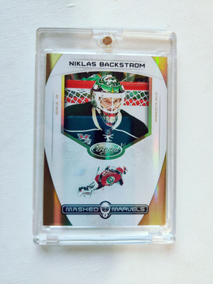 Niklas Bäckström - 11-12 Certified Masked Marvels Gold /25
