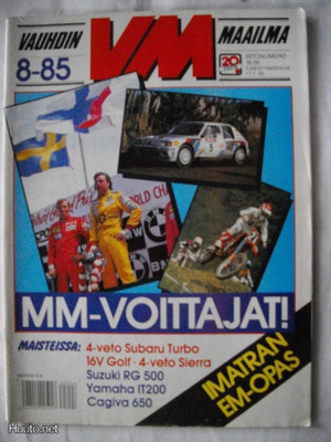 Vauhdin Maailma Nro 8/1985 (30.9)