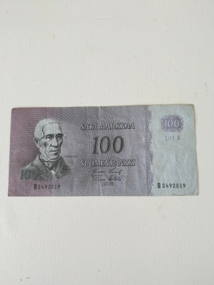 100 Mk seteli 1963