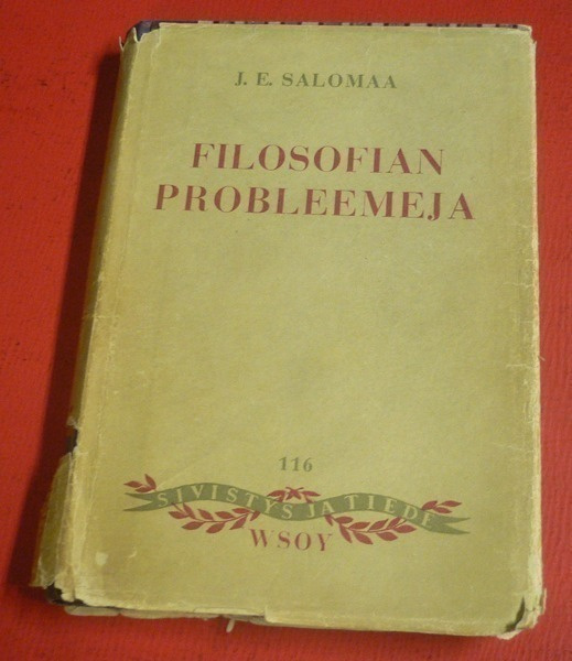 J. E. Salomaa : Filosofian probleemeja 1941 1.p.