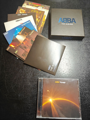ABBA The Albums 9CD boksi + Voyage CD