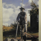 Taivalkoski, Jokijärvi "Uneutettu vonkamies" -patsas, 1998 - pikkukuva 1