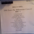 BILLY JOEL :: 2000 YEARS-THE MILLENIUM CONCERT TEST PROMO !! - pikkukuva 1