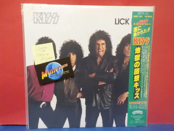 KISS - LICK IT UP M-/M- JAPAN -83 2ND PRESS LP