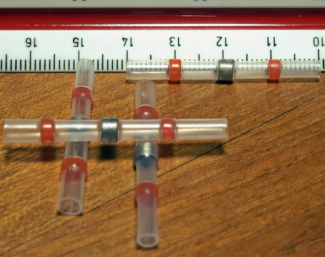 TINAJATKO 5kpl: 0,5-1,5mm²  punainen - juotosholkki
