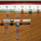 TINAJATKO 5kpl: 0,5-1,5mm²  punainen - juotosholkki - pikkukuva 1
