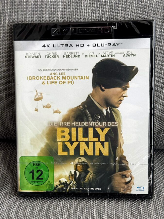 Billy Lynn's Long Halftime Walk 4K UHD + Blu-ray DE fi-txt