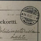 Maaherranviraston pakettikortti Hämeenlinnasta 1928 - pikkukuva 3