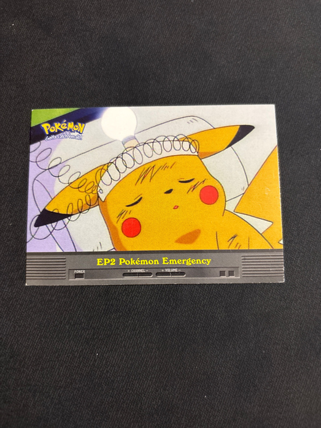 EP2 Pokemon Emergency Pokemon Topps TV