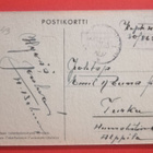 Vanha uudenvuoden kortti kulk. 1943 - pikkukuva 2