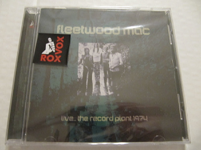 Fleetwood Mac Live.. The Record Plant 1974 CD