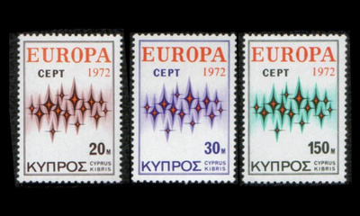 Kypros 374-6 ** Europa (1972)