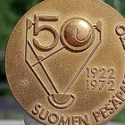Suomen Pesäpalloliitto 1922- 1972. Halkaisija - 38 mm. - pikkukuva 5