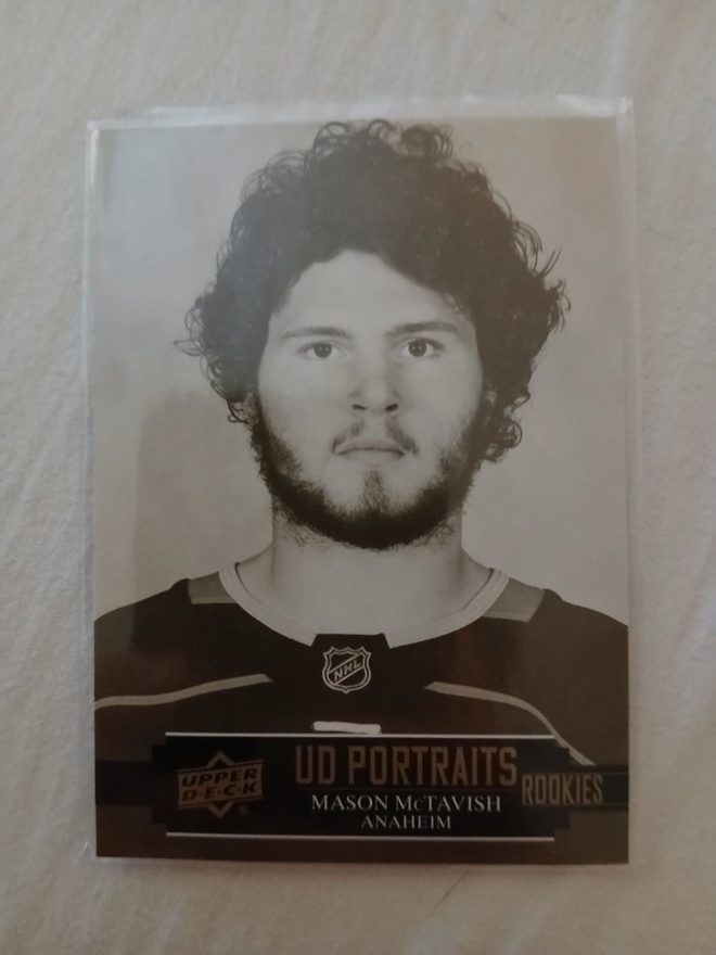 Mason McTavish - UD portraits rookies / Ducks