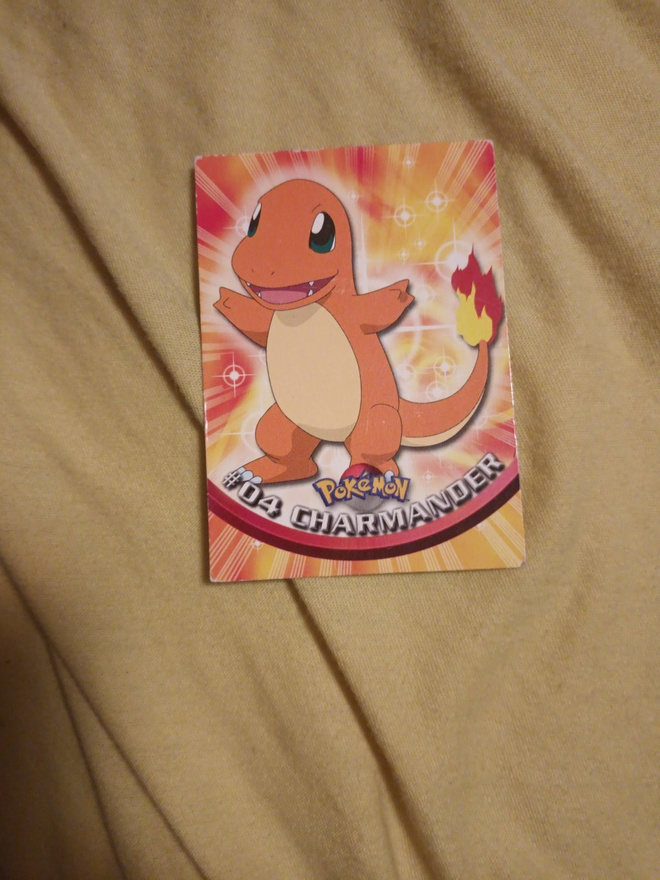 Charmander #04 Pokemon Topps TV Animation Edition card