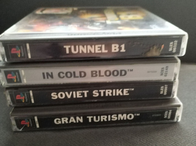 Ps1 pelit 4 kpl