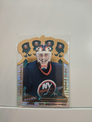 1999-00 Pacific - Gold Crown Die Cuts #22 Felix Potvin