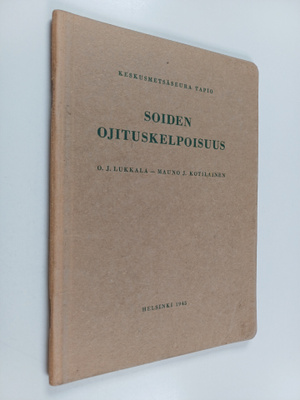O. J. Lukkala : Soiden ojituskelpoisuus