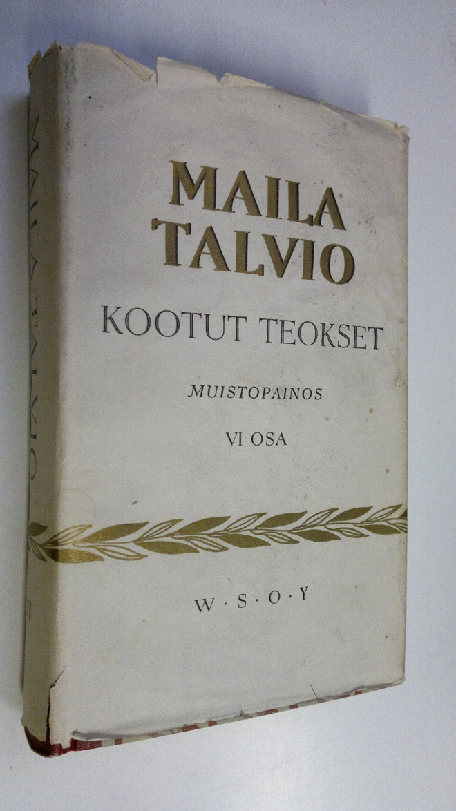 Maila Talvio : Kootut teokset 6, Yölintu ; Niniven lapset...