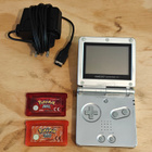 Nintendo Game Boy Advance SP + Pokémon FireRed & Ruby - pikkukuva 1