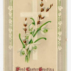 ANTIIKKIKORTTI / Lumikellot, pajunkissat ja muratti. 1900-l. - pikkukuva 2